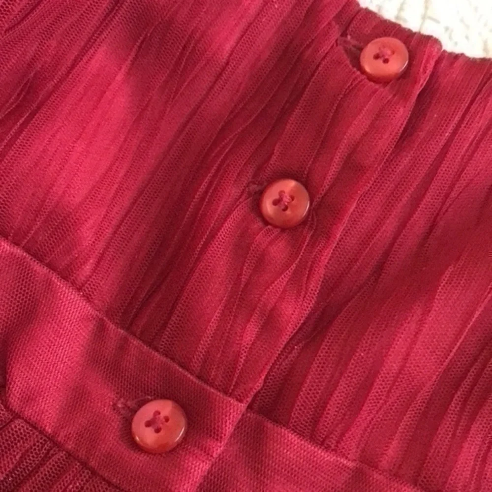 JONA MICHELLE Red Layered Fancy Dress Size 4/5